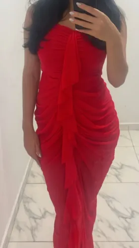 Vestido vermelho elegante & sensual