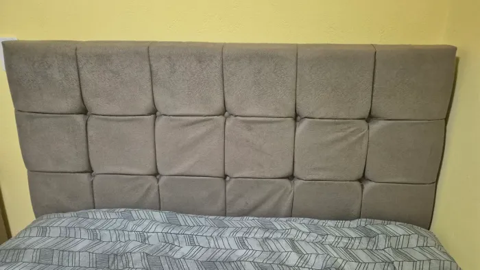 Cabeceira 1,38 em tecido Suede 