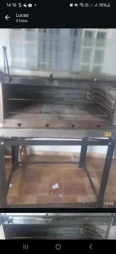 Forno de pedra a gás