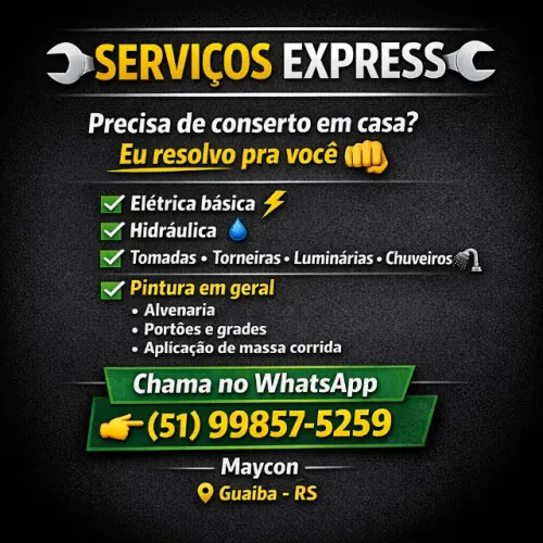 REPAROS E PINTURAS RESIDENCIAIS!