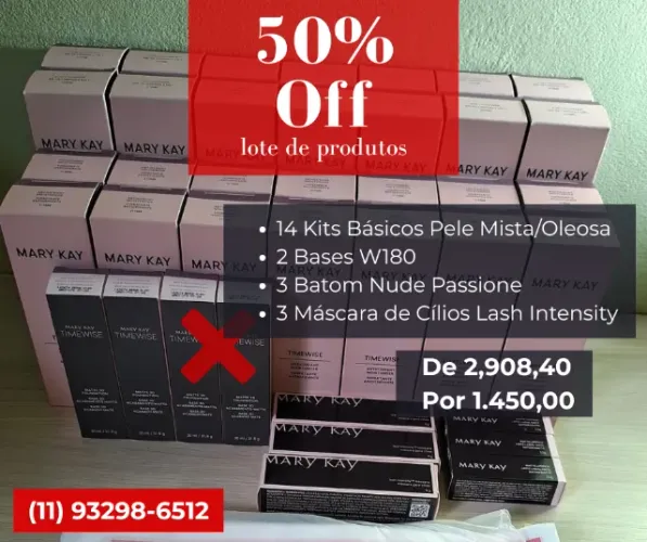 Produtos Mary Kay - Lote fechado