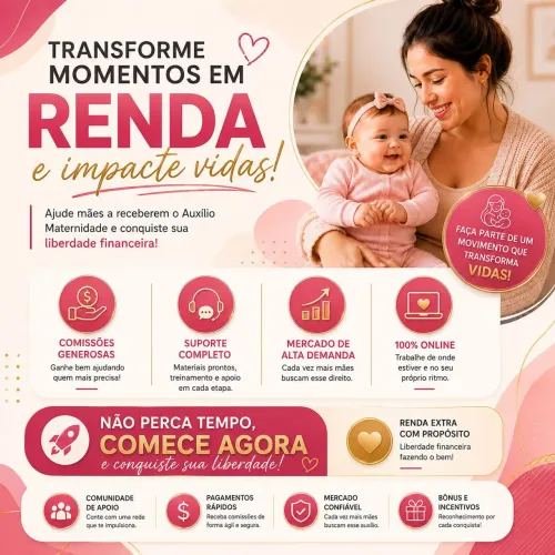 Vaga para consultor(a) de auxilio maternidade imediato