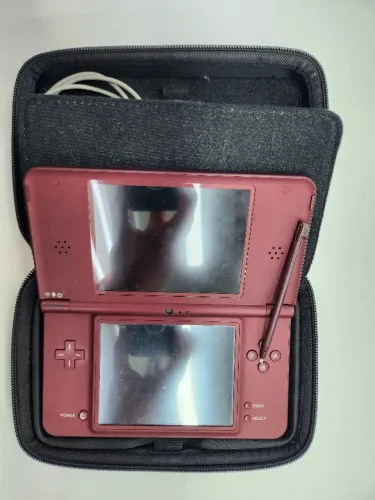 Nintendo DSi XL Vermelho funcionando completo