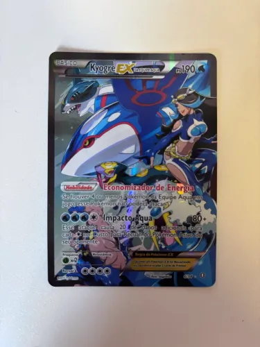 Carta Pokémon KYOGRE-EX DA EQUIPE AQUA (#6/34) - HP