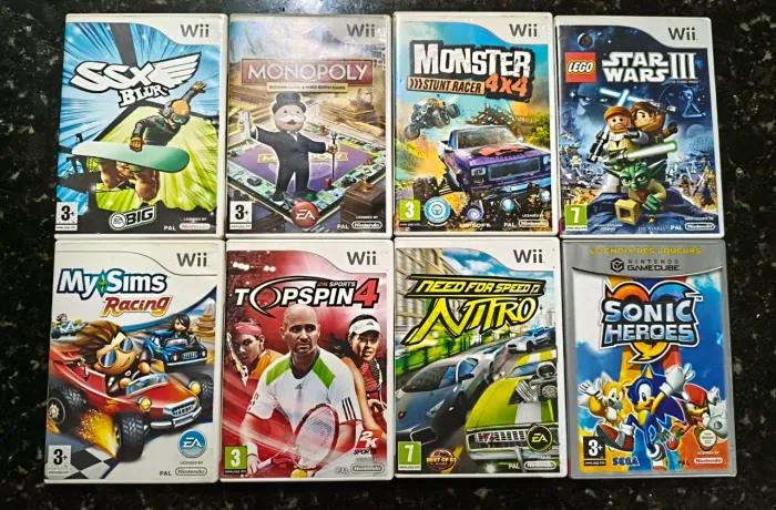 Jogos Nintendo Wii e GC originais