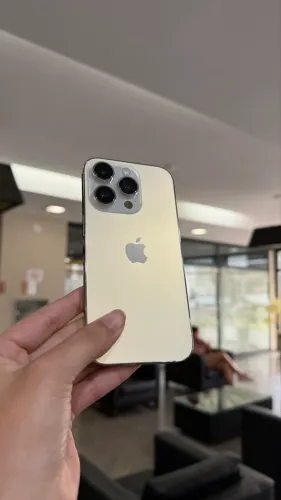 IPHONE 14 PRO GOLD 128 GB SEMINOVO DISPONÍVEL 