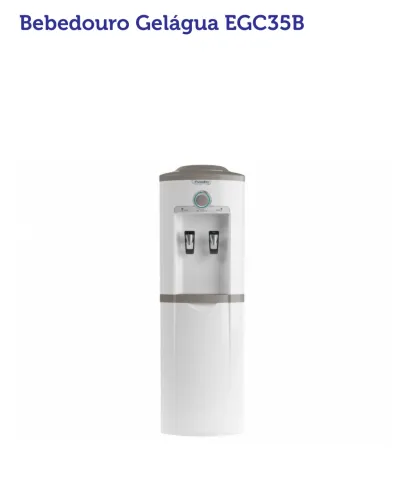 Bebedouro Esmaltec de Coluna EGC35B - 110V