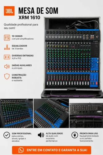 Mesa de som Yamaha Profissional 