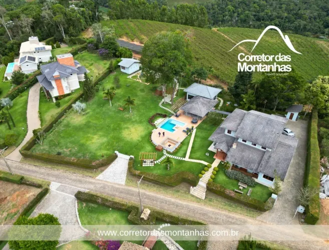 Pedra Azul - Mansão de Luxo com Vista Definitiva para a Pedra Azul em Domingos Martins - P