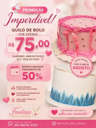 Bolos de aniversário