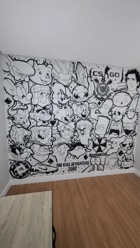 Desenho Art na parede top