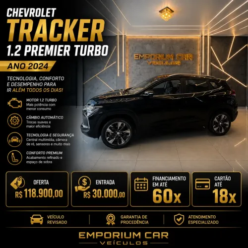 Chevrolet Tracker Premier 1.2 Turbo 12V Flex AUT 2024