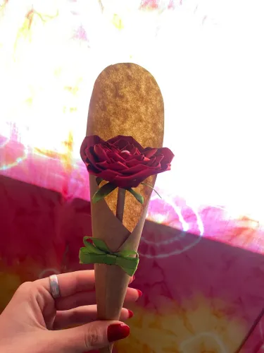Rosa de Cetim Unitária