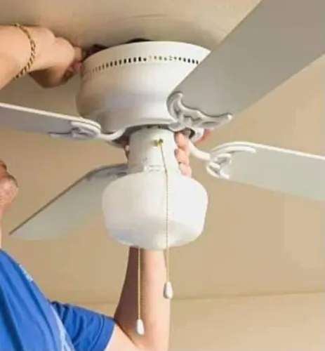 Instalação de ventilador de teto 