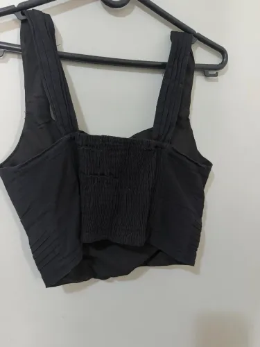 Cropped preto 