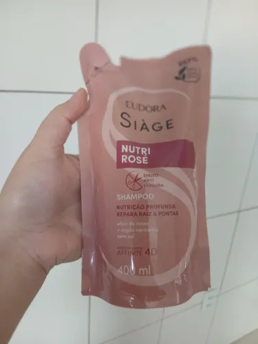 Refil Shampoo Siàge Nutri Rosé 400Ml