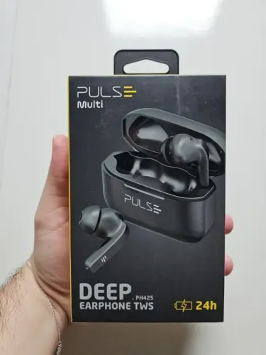 Fone TWS Sem Fio Deep Pulse - Preto