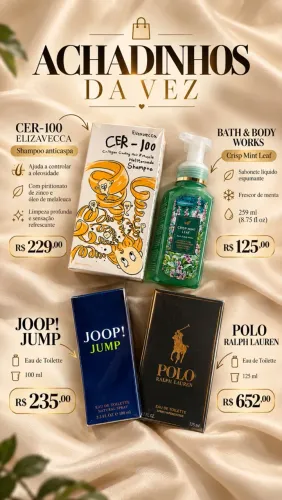 COSMÉTICOS E PERFUME