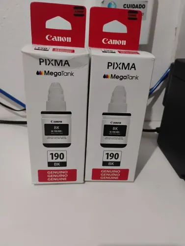 Tinta Canon GI-190 BK Preta Original Lacrada - Pixma MegaTank