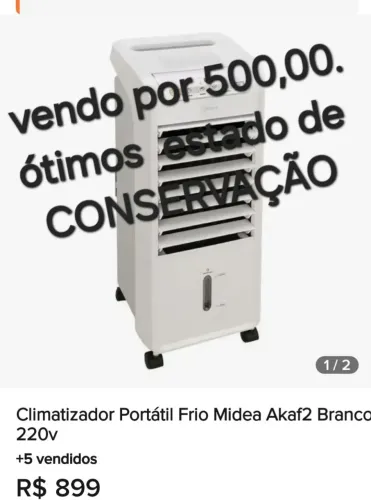 CLIMATIZADOR DE 7 LITROS, SUPER CONSERVADO