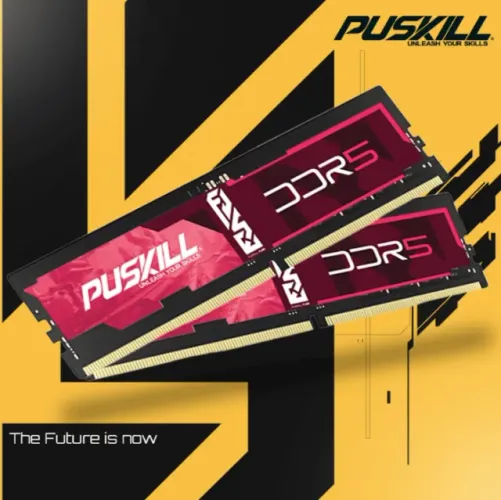 Kit Memória DDR5 32GB (2x16GB) 4800MHz (puskill)