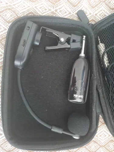 Microfone sem fio para sax