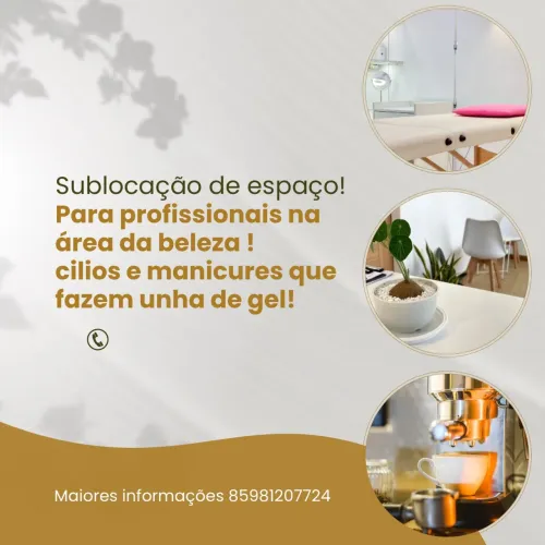 Espaço para trabalhar com beleza !