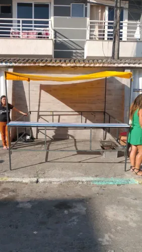 Barraca de Feira 3x3 Tipo Pastel com Balcão