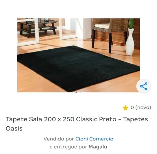 Tapete preto