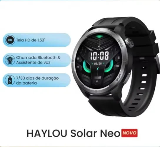 Smartwatch Haylou Solar Neo Tela 1,53 - Lacrado