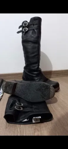 Bota de sapateio preta gaúcha