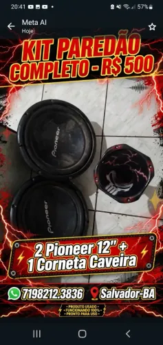 Kit paredão