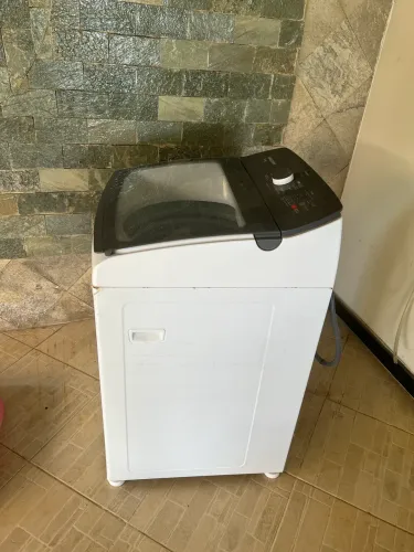 Lavadora de Roupas Brastemp 14kg Cesto Inox 12 Programas de Lavagem Branca