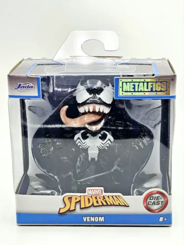 Marvel Spiderman Black Venom Jada Metalfigs Die Cast 6.5cm