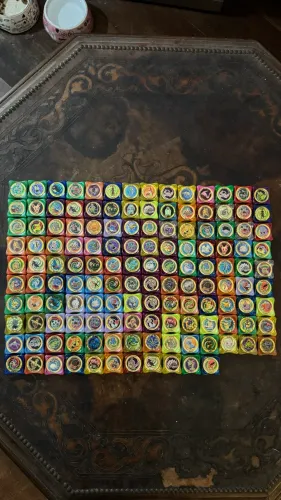 Tazos/pogs de Pokemon da laser waps