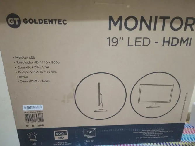 Monitor 19" Led - HDMI