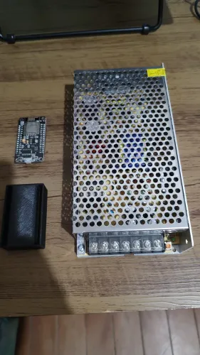 Kit projeto de Leds - Placa Esp 8266 Módulo Wi-Fi + Case + Fonte chaveada 5v 15a Bivolt