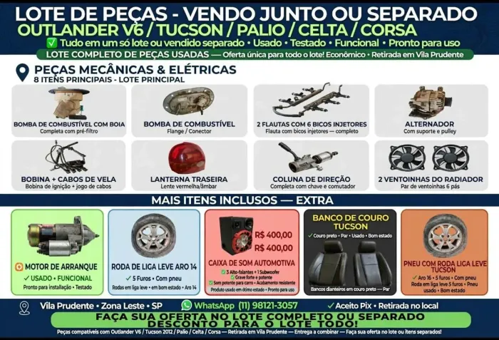 Peças de carro