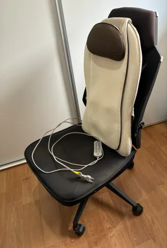 Massageador shiatsu de costas para cadeira