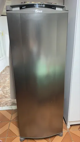 Geladeira Refrigerador Consul Frost Free 337 Litros Inox 