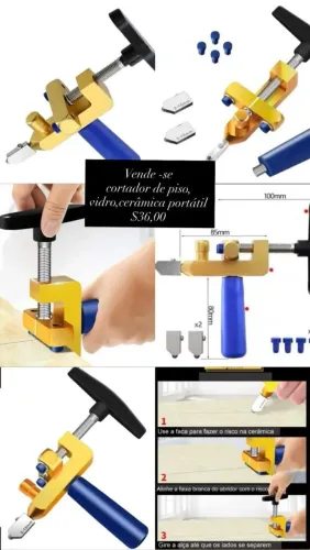 Cortador de piso porcelanato e cerâmico