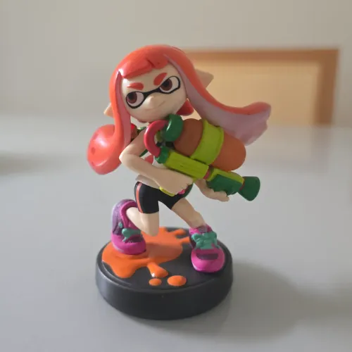 Amiibo Inkling Girl (Laranja)