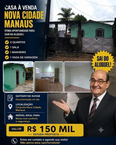 Nova cidade, R$150