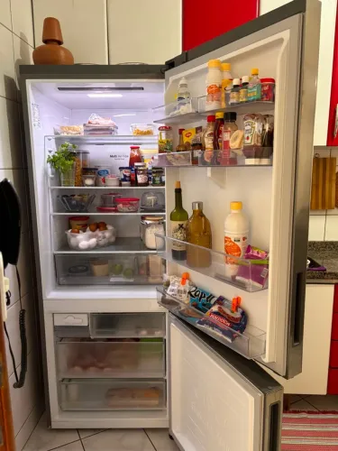 Geladeira Inverse LG 451L Inox Look com Compressor Smart Inverter