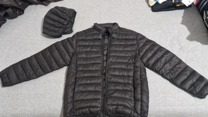 Jaqueta Puffer Masculina C/ Capuz- Tamanho G