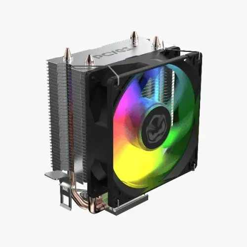 Cpu Cooler Tdp 115w Tundra 90 Black Vulcan Led Rainbow *ENTREGA GRÁTIS*