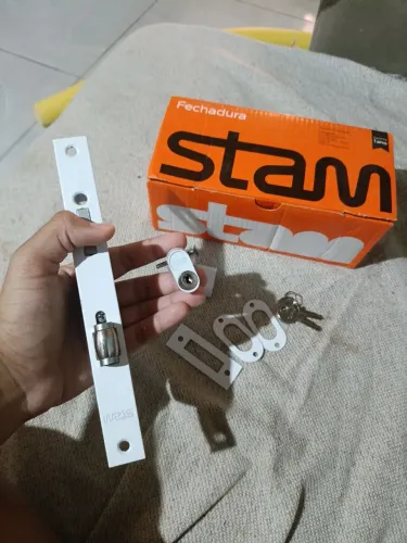 Fechadura rolete stam perfil estreito Nova