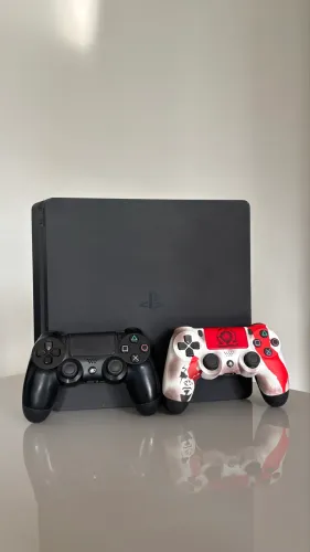 Ps4 slim DESTRAVADO COM JOGOS A SUA ESCOLHA 2 CONTROLES + GARANTIA DE LOJA