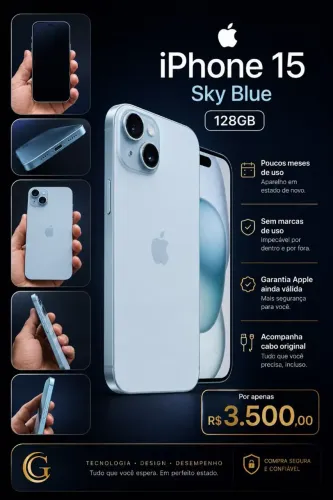 iPhone 15 skay blue