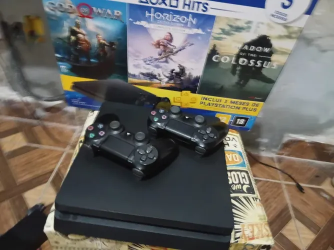 Ps4 slim completo com 30 jogos parcelo até 12 x